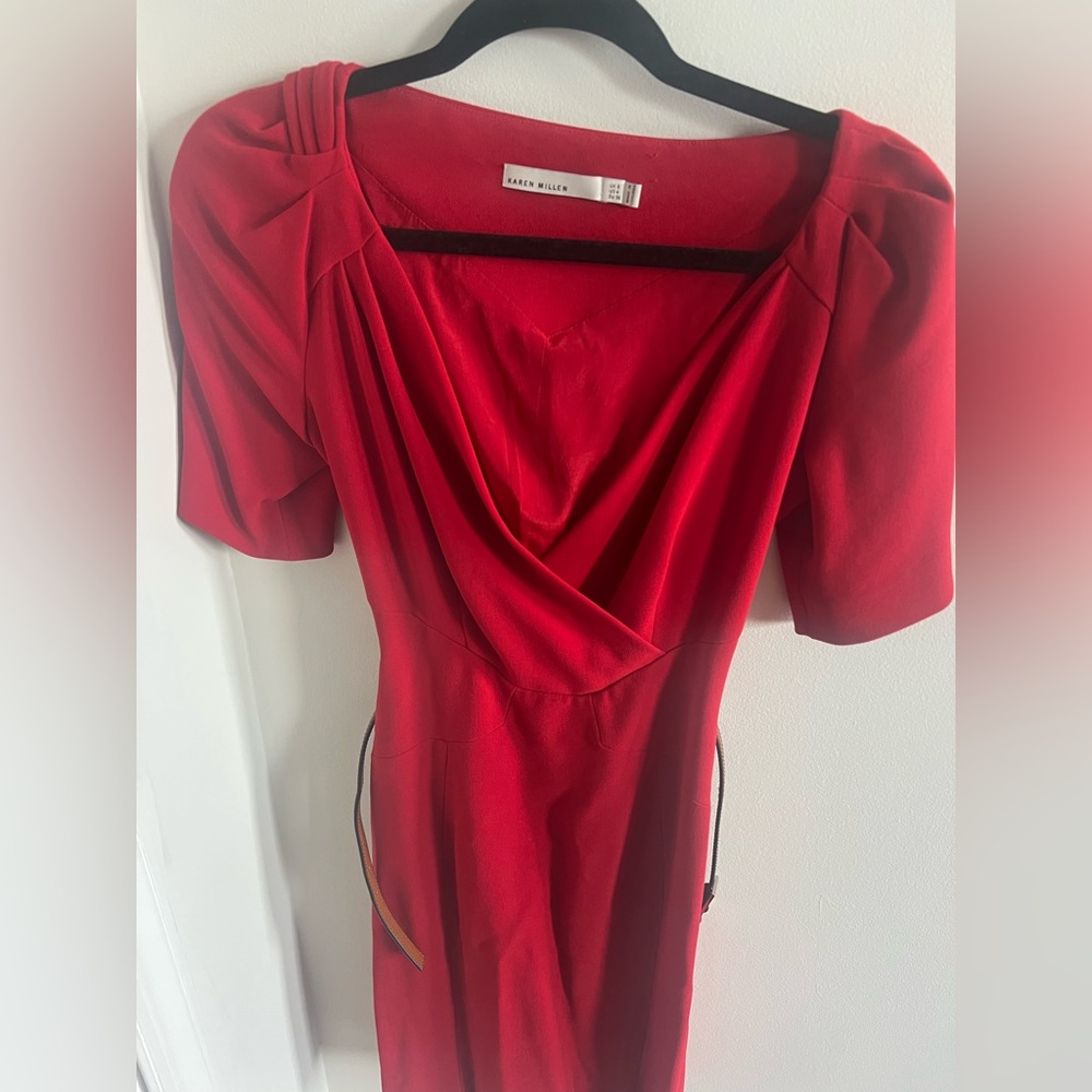 Karen Millen Vibrant Red Garment